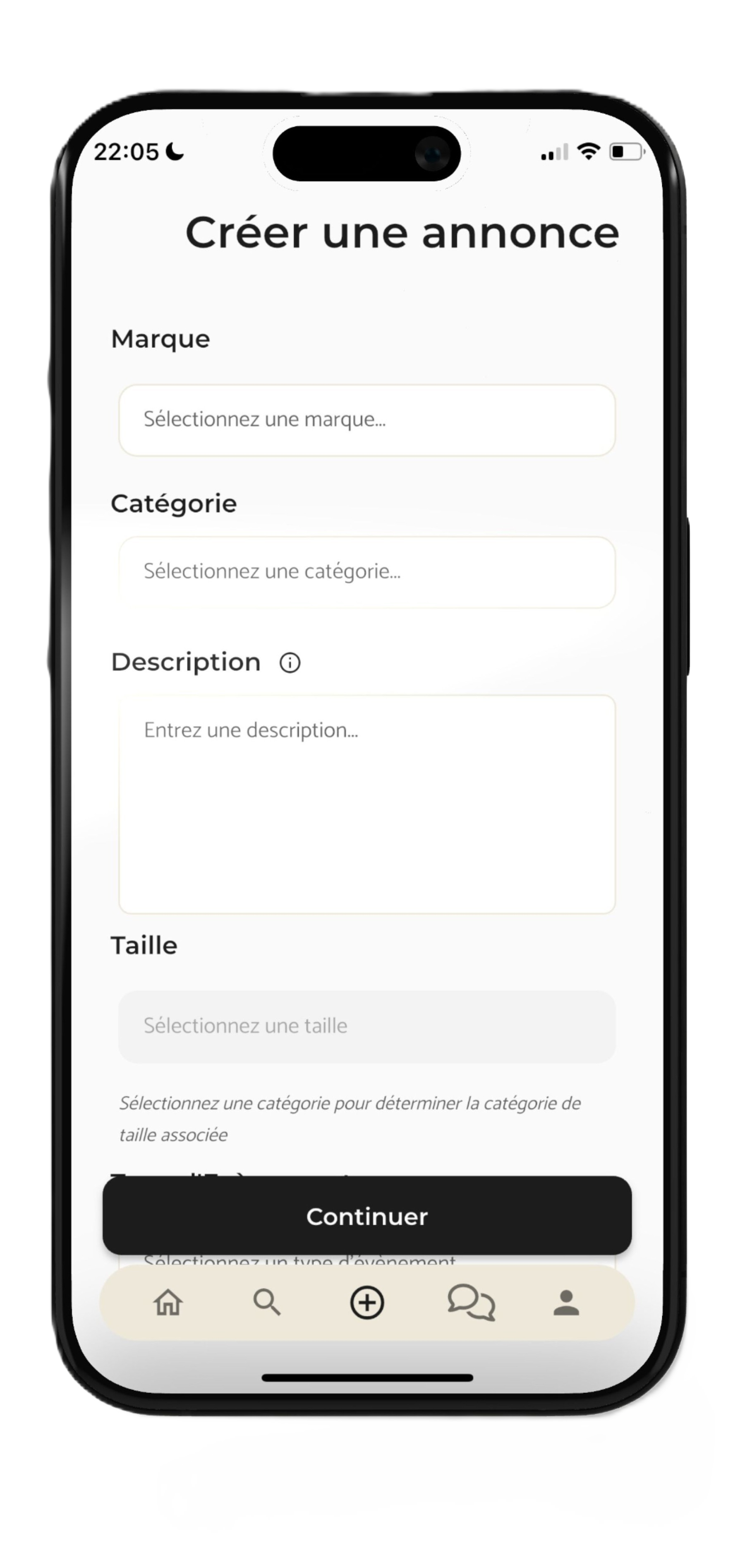 Comment créer une annonce de location de vêtement